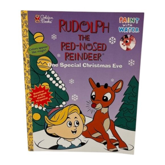 VINTAGE 90s Rudolph the Red-Nosed Reindeer Movie Book Games Bundle NWT - Picture 7 of 16